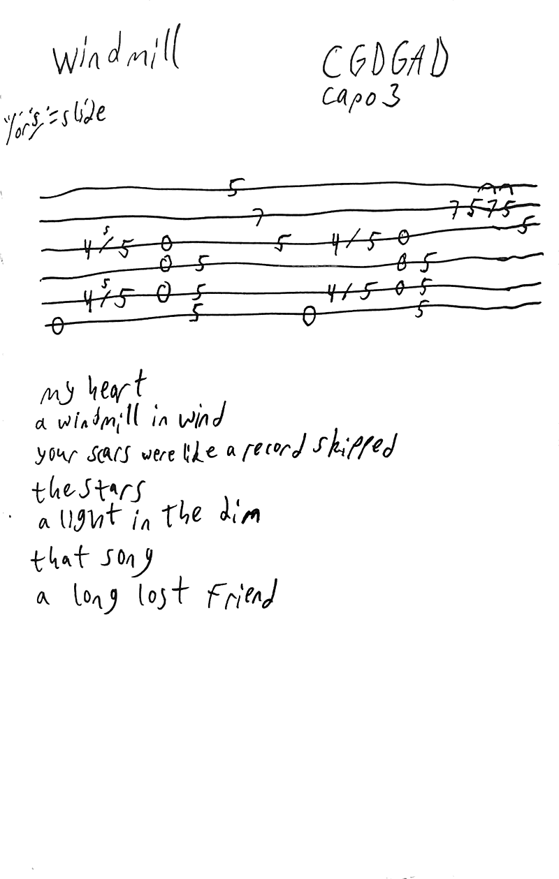 Guitar tab